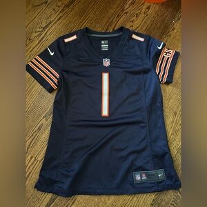 Chicago Bears Jersey Mens Medium Blue Nike Justin Fields NFL Ohio State Buckeyes